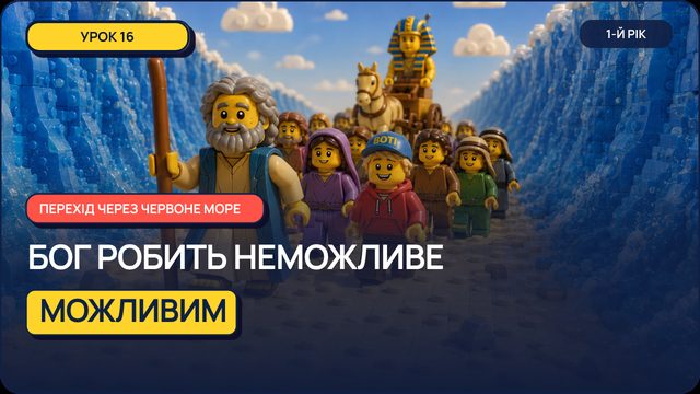 Урок 16 — Перехід Через Червоне Море