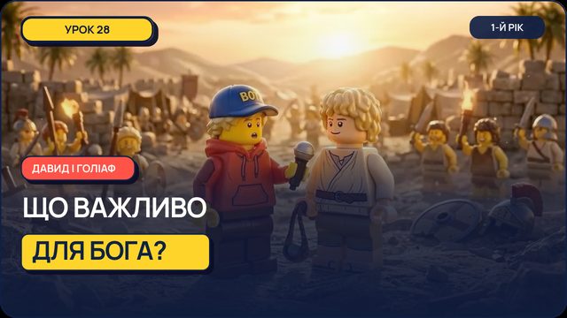 Урок 28 — Давид і Голіаф